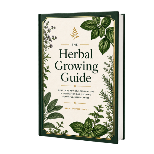The printed Herbal Growing Guide booklet